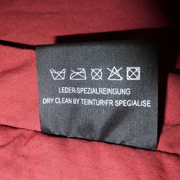 ST2 - DIA Woman's Red 100% LAMB SKIN LEATHER JACKET Size L Woman's Leather Coat - Picture 6 of 7